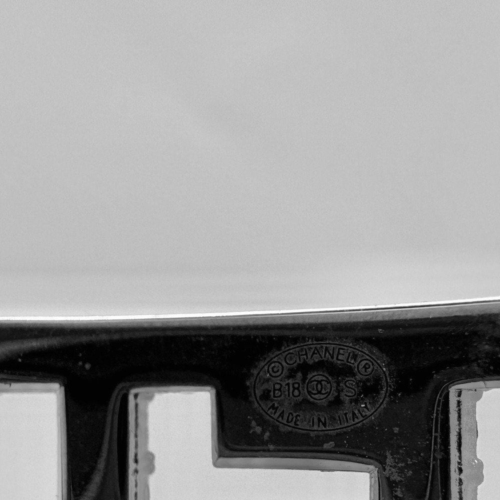 Chanel Silver Cuff Bracelet - Authentic - Picture 6 of 6